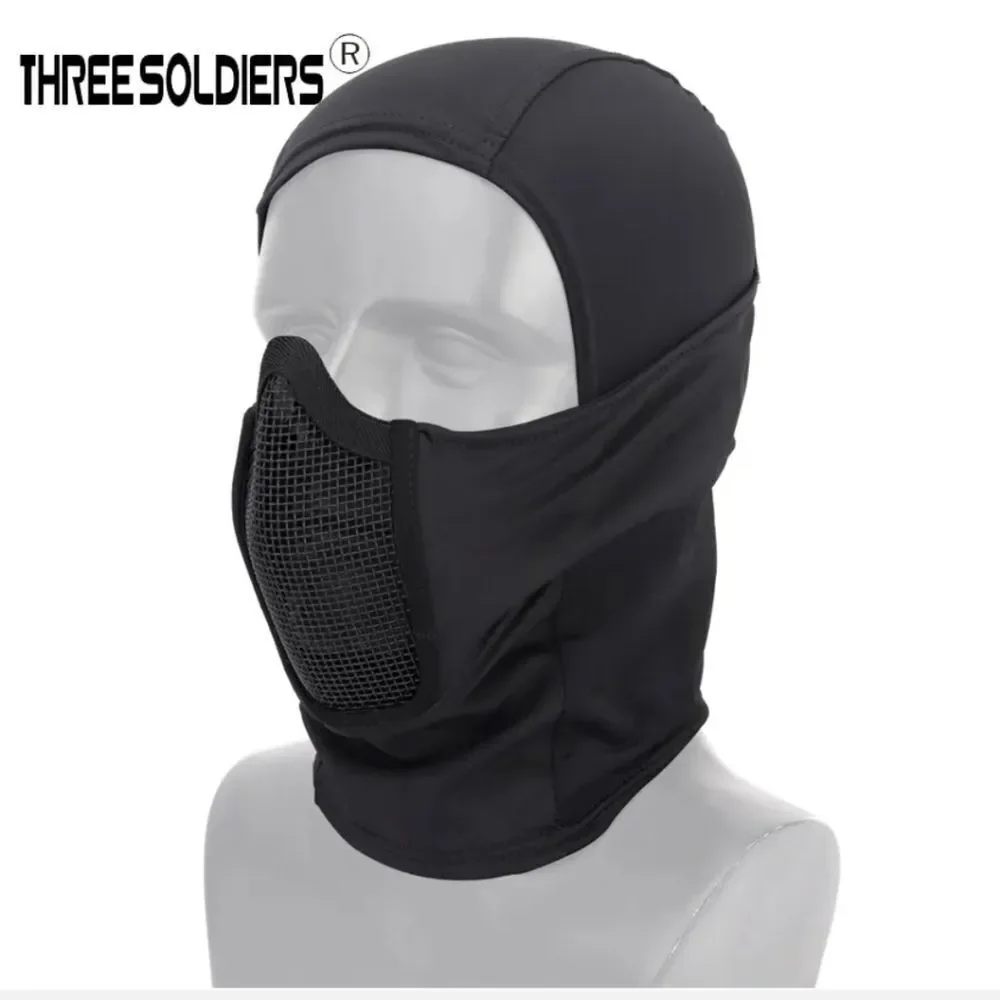 Balaclava Airsoft Mesh Mask Full Face Protection Hood for Cs War Game Hunting US